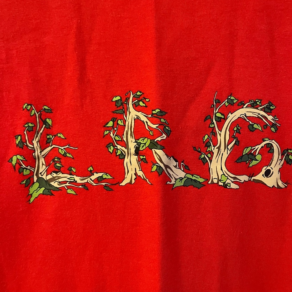 LRG Crewneck Tee - RARE Size XXL trees leaves branches